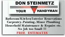 Don Steinmetz "Your Handyman"