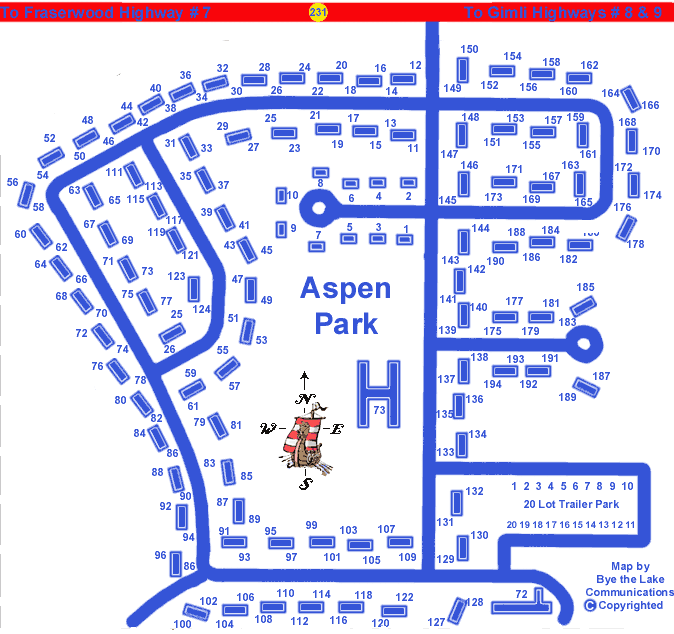 Map of Aspen Park