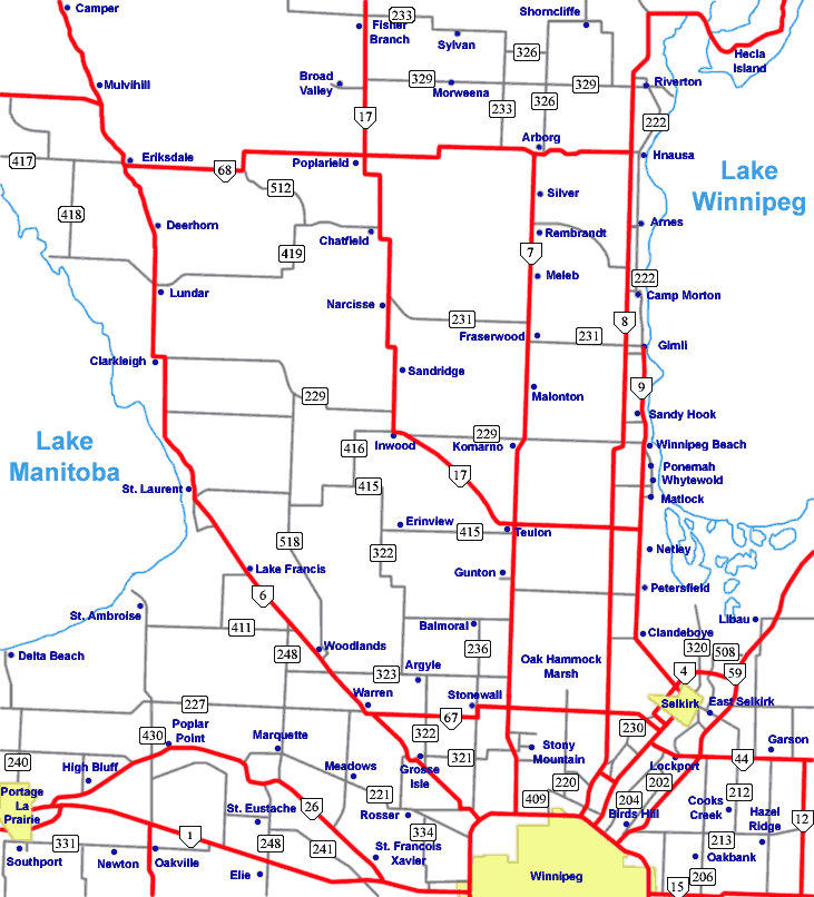 Map of the Southern InterLake